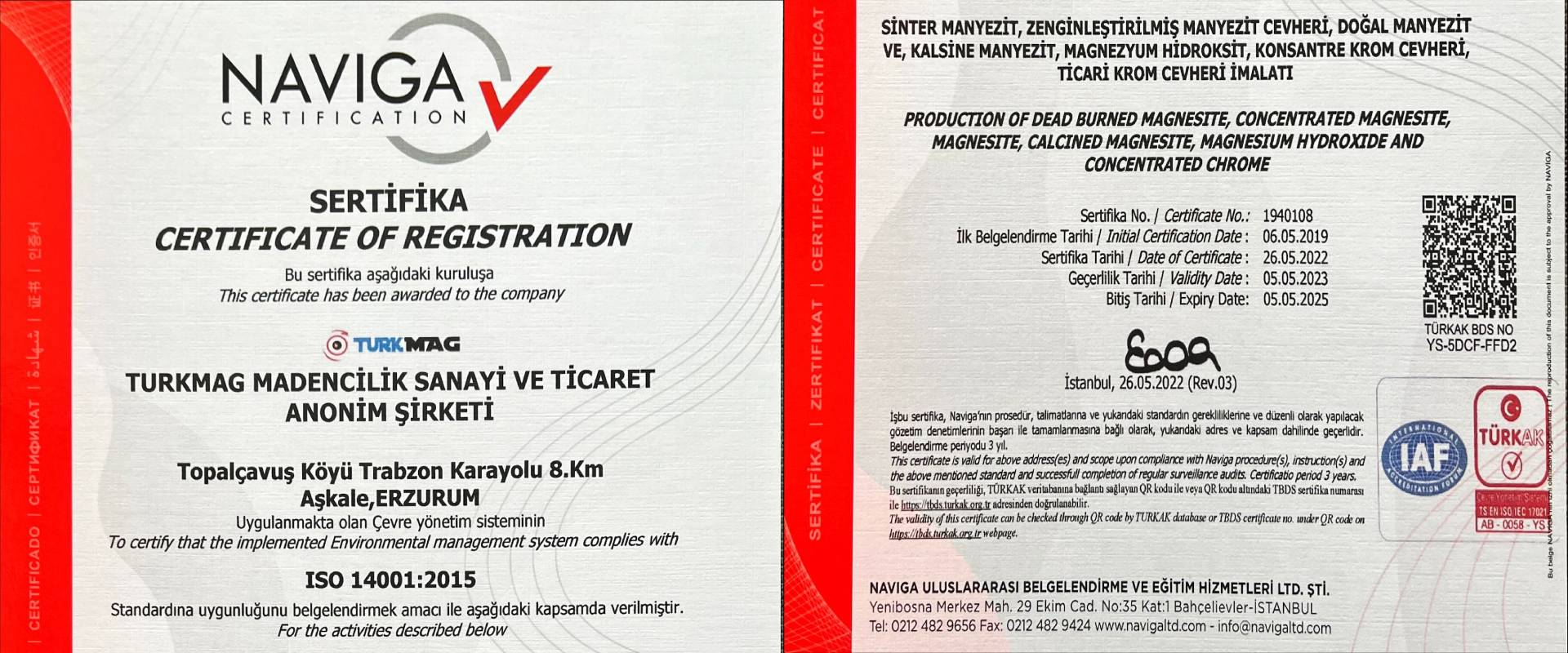 ISO 14001 - TurkMag